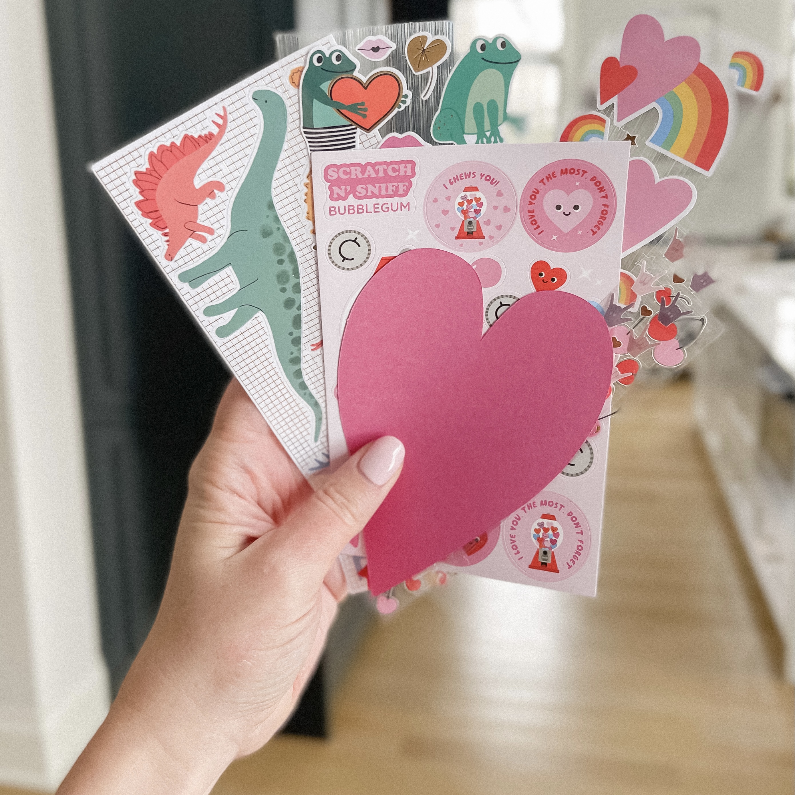 valentines day invitation to create with stickers
